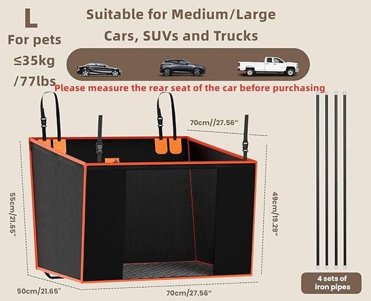 Deluxe Dog Car Booster Seat